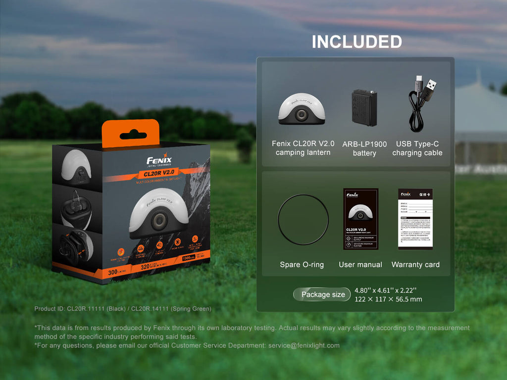 Fenix CL20R V2 Multicolor Camping Lantern Fenix Store