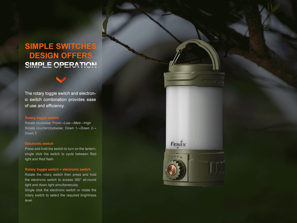 Fenix CL26R PRO High Performance LED Rechargeable Camping Lantern Fenix Store