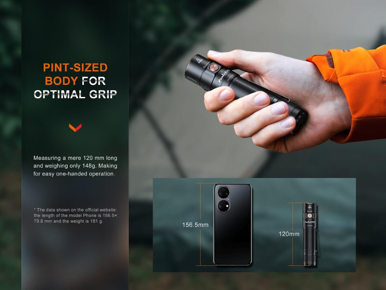 Fenix E35R High-Performance Rechargeable LED Flashlight Fenix Store