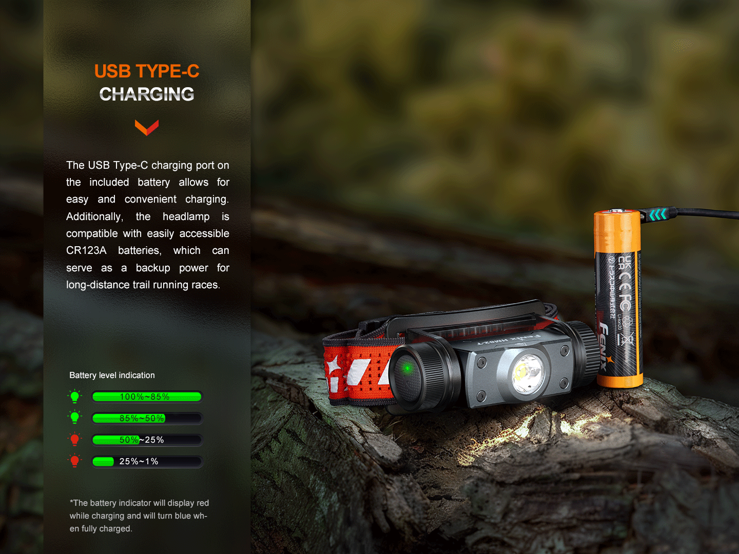 Fenix HM62-T Lightweight Trail Running Headlamp Fenix Store