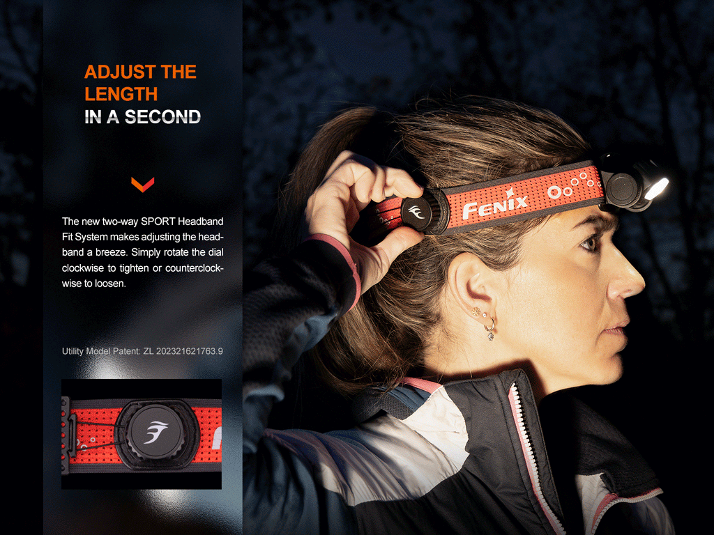 Fenix HM65R-T V2 Rechargeable Lightweight Trail Running Headlamp Fenix Store