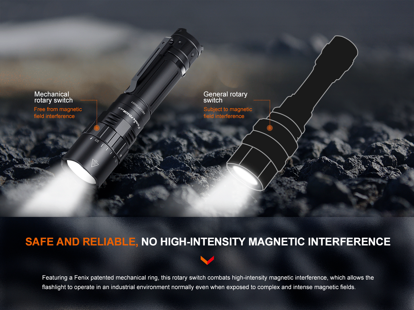 Fenix PD40R V3 Rechargeable Flashlight Fenix Store