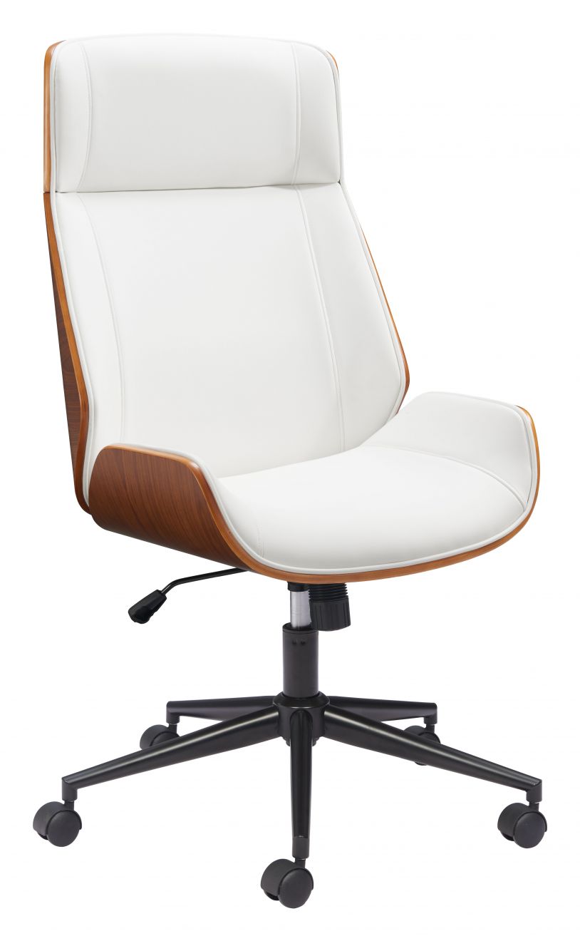 Flex Faux Leather High Back Office Chair LOOMLAN