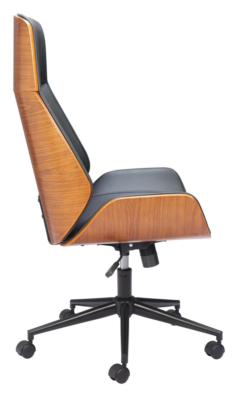 Flex Faux Leather High Back Office Chair LOOMLAN