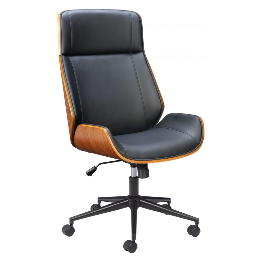 Flex Faux Leather High Back Office Chair LOOMLAN