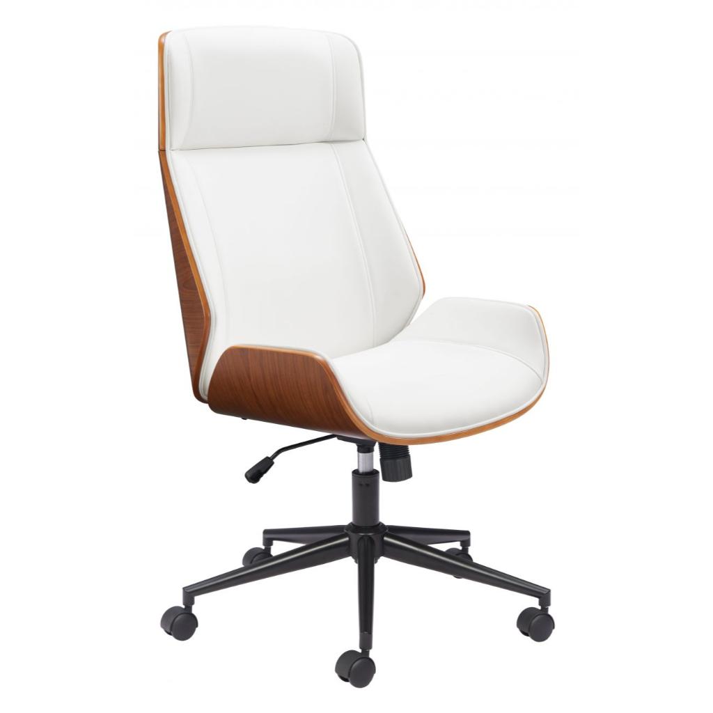 Flex Faux Leather High Back Office Chair LOOMLAN