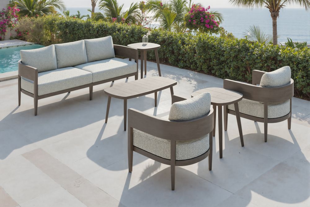 Foret Aluminum Outdoor Coffee Table LOOMLAN