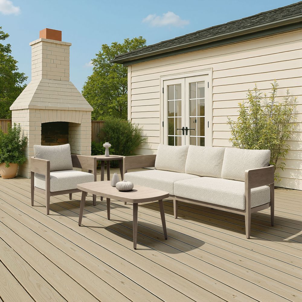 Foret Aluminum Outdoor Coffee Table LOOMLAN