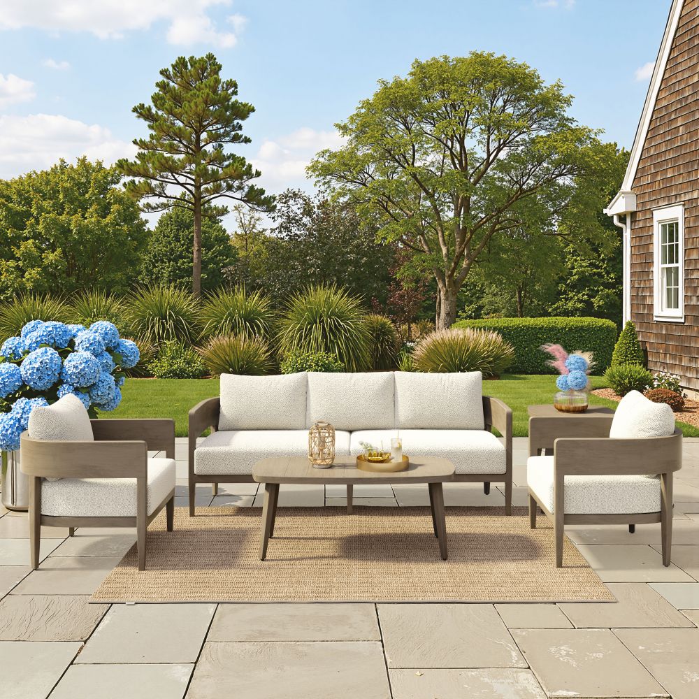 Foret Aluminum Outdoor Coffee Table LOOMLAN