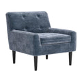 Frankfurt Blue Velvet Club Chair