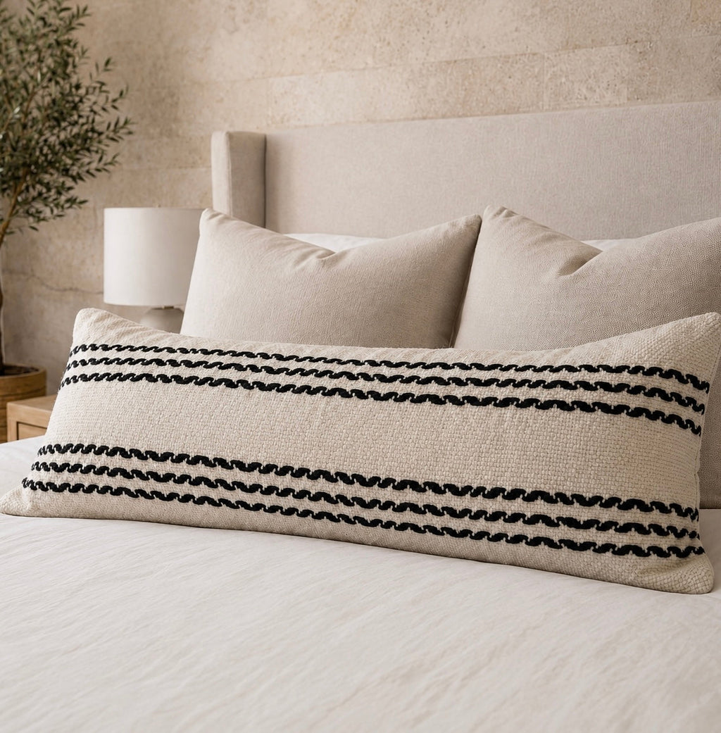 Amalfi Oversized Lumbar Pillow Cover Busa Designs