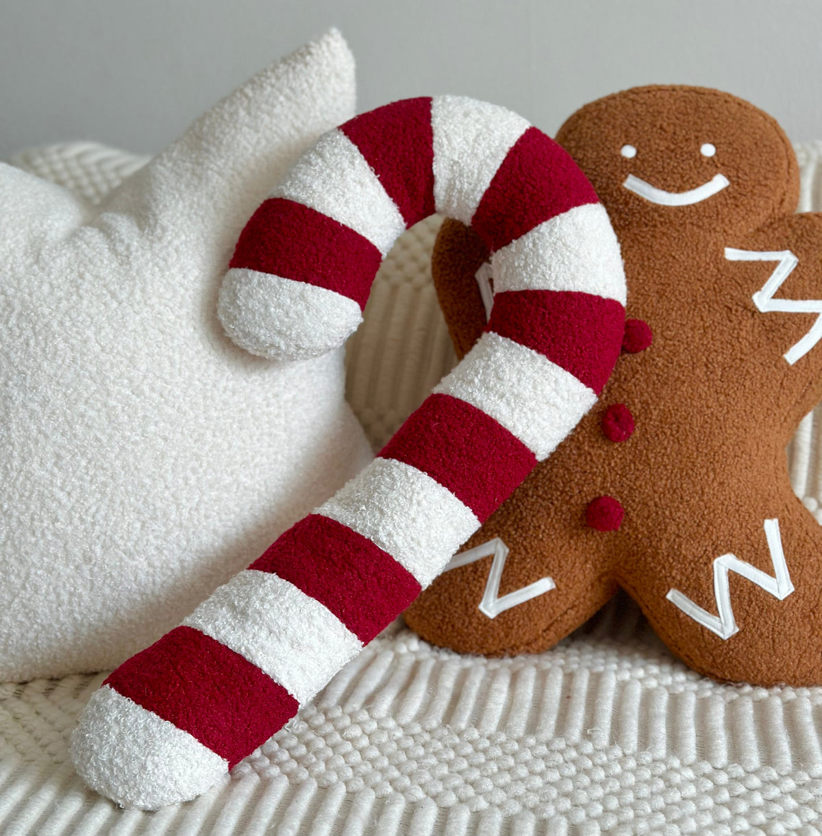 Mr. Gingerbread Pillow Busa Designs