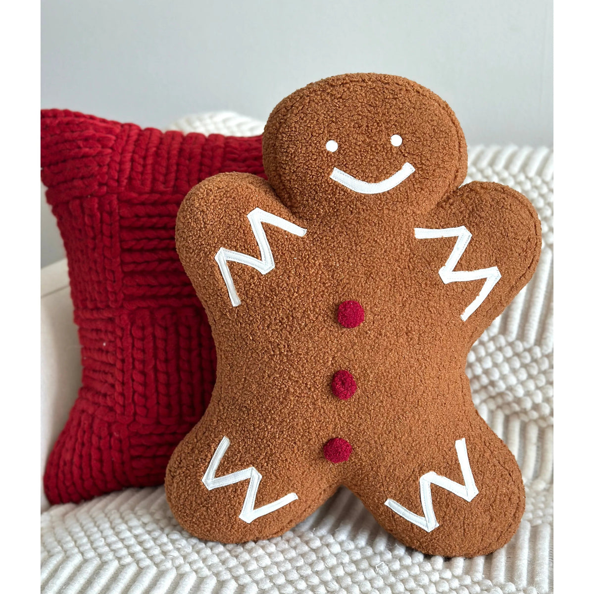 Mr. Gingerbread Pillow Busa Designs