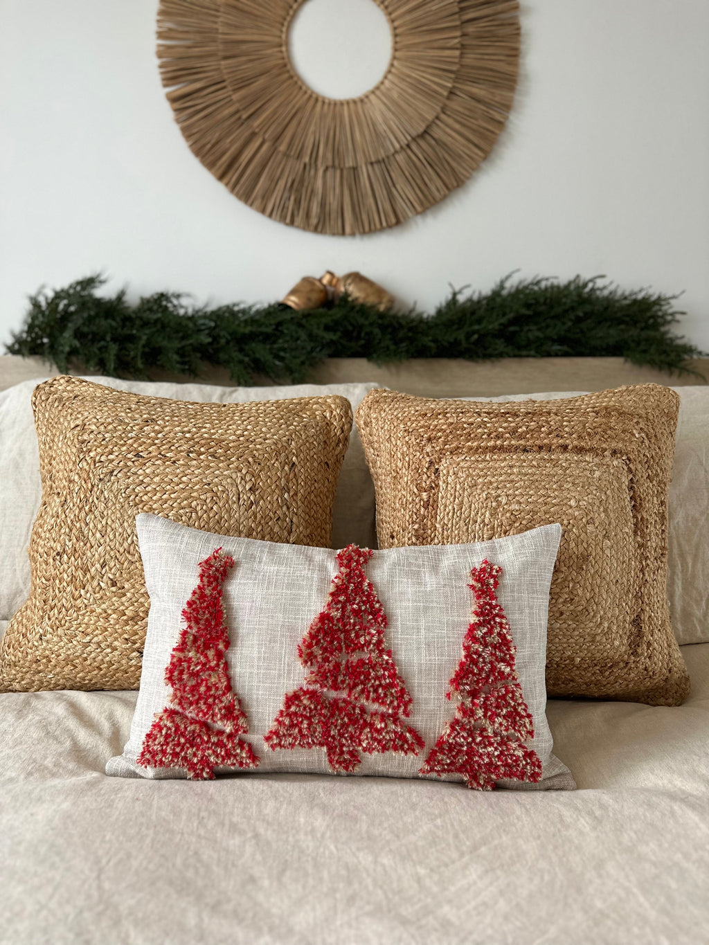 Merry Lumbar Pillow Cover Busa Designs