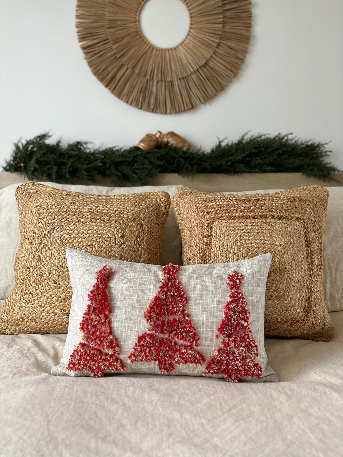 Merry Lumbar Pillow Cover Busa Designs