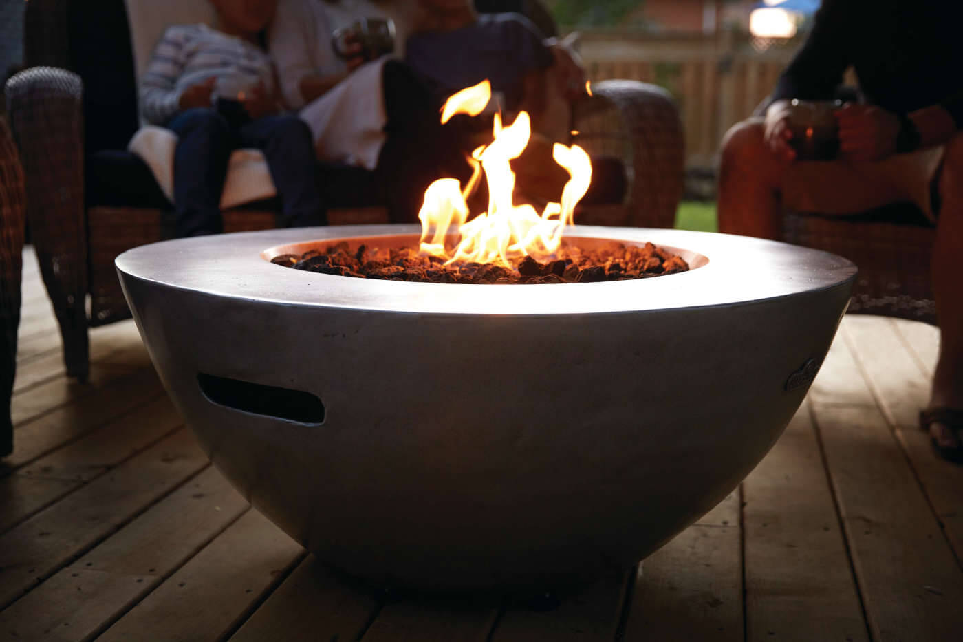 Patio Elegance 36-Inch Round Fire Table – Nexus Patioflame Table Patio Elegance