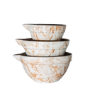 Marbled Terra Mixing Bowls - Set of 3 Une Vie Nomade
