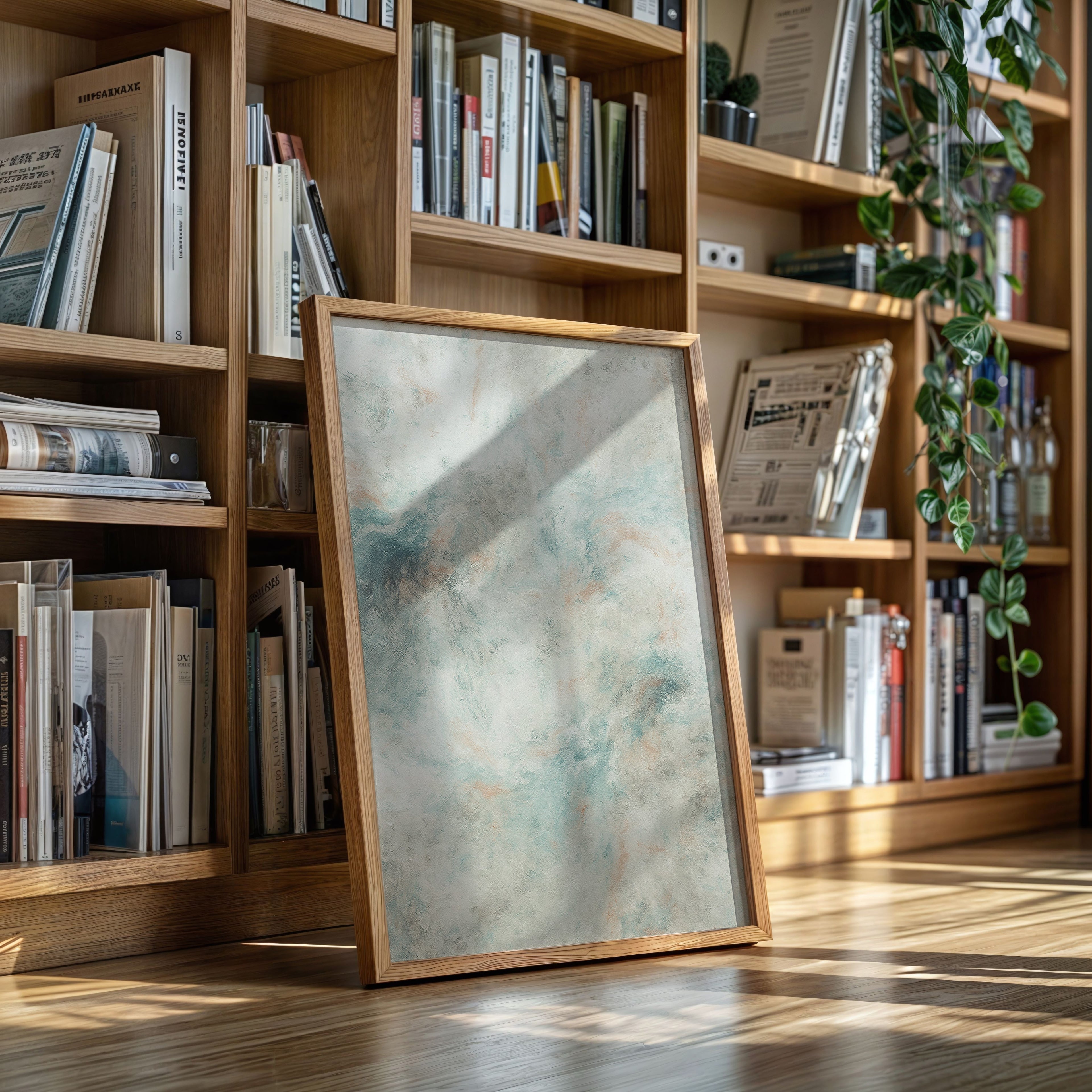 Dreamy Desert Sky Abstract Canvas Art