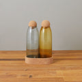 Glass & Cork Cruet, Set of 2 Tea + Linen