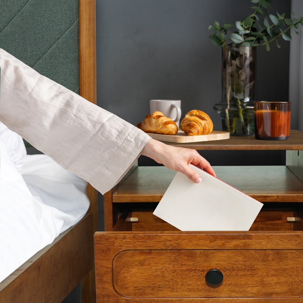 Savana Solid Wood Single-Drawer Nightstand Megsu
