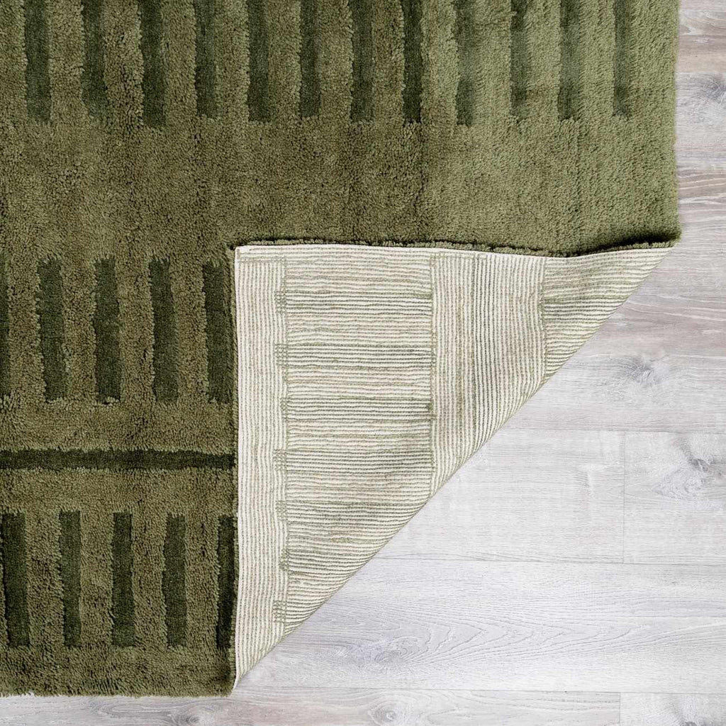 Washable Wool Rug - Green - Clearance Boutique Rugs