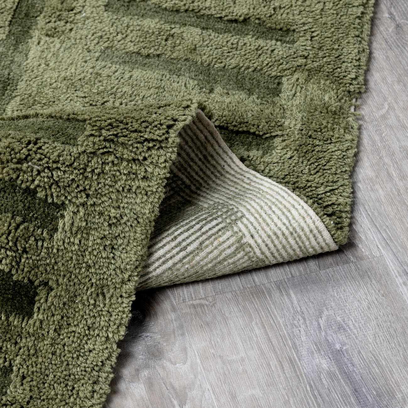 Washable Wool Rug - Green - Clearance Boutique Rugs