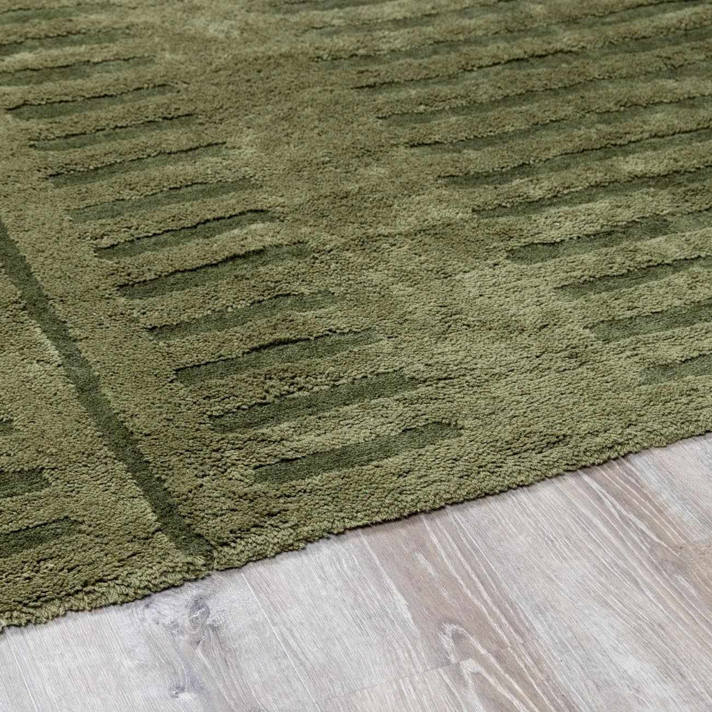 Washable Wool Rug - Green - Clearance Boutique Rugs