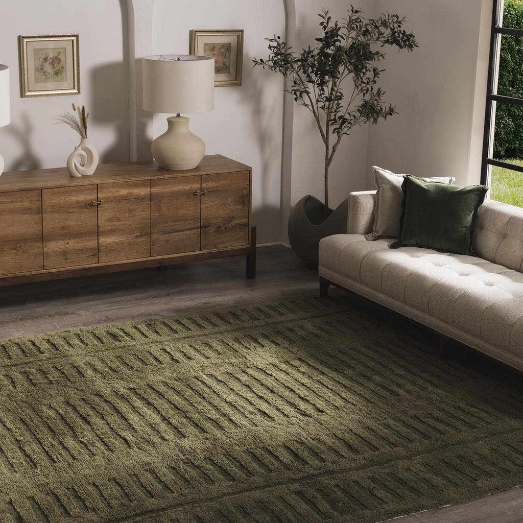 Washable Wool Rug - Green - Clearance Boutique Rugs