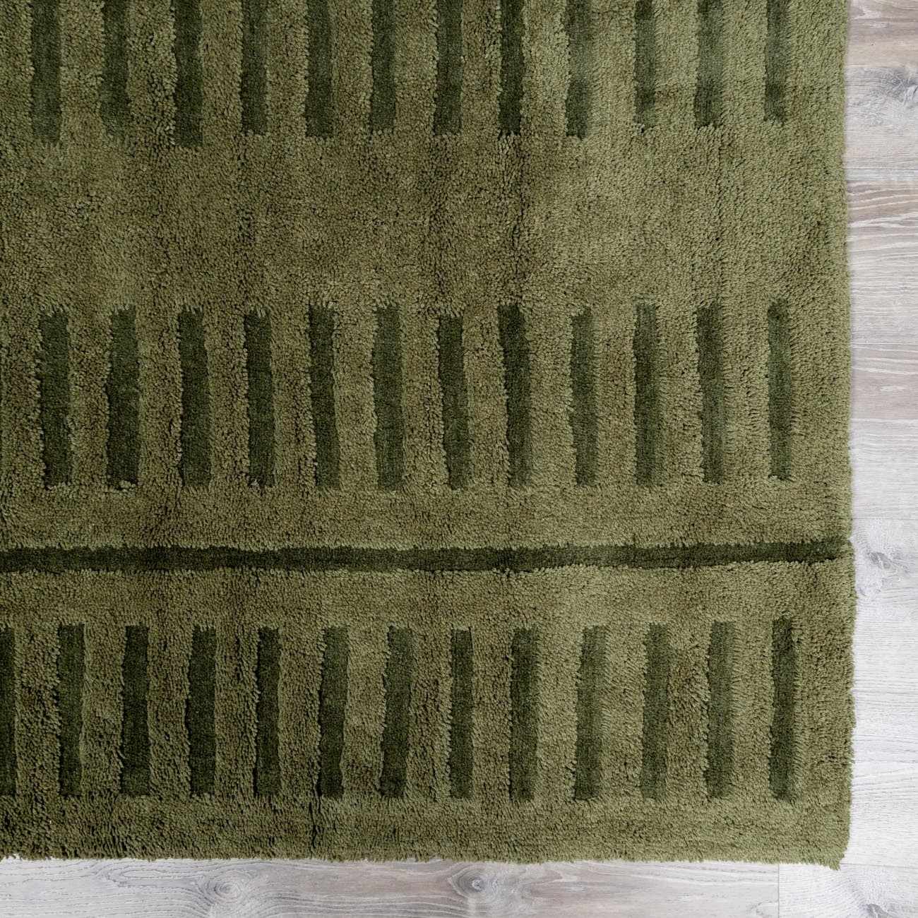Washable Wool Rug - Green - Clearance Boutique Rugs