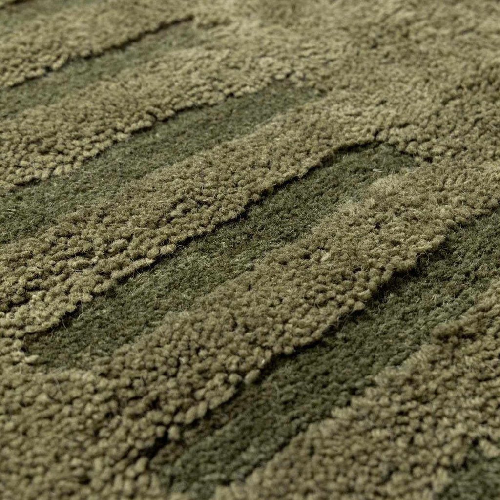 Washable Wool Rug - Green - Clearance Boutique Rugs