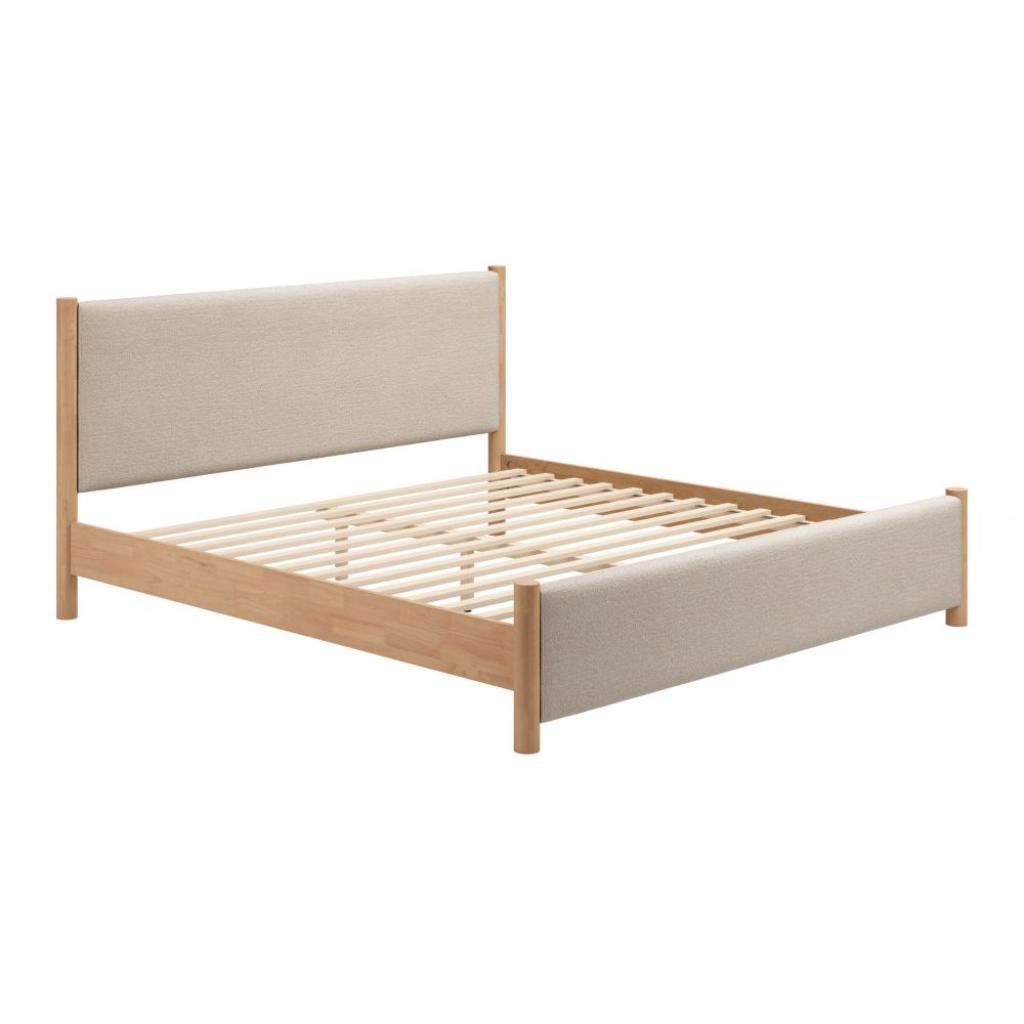 Hadi Textured Fabric Bed