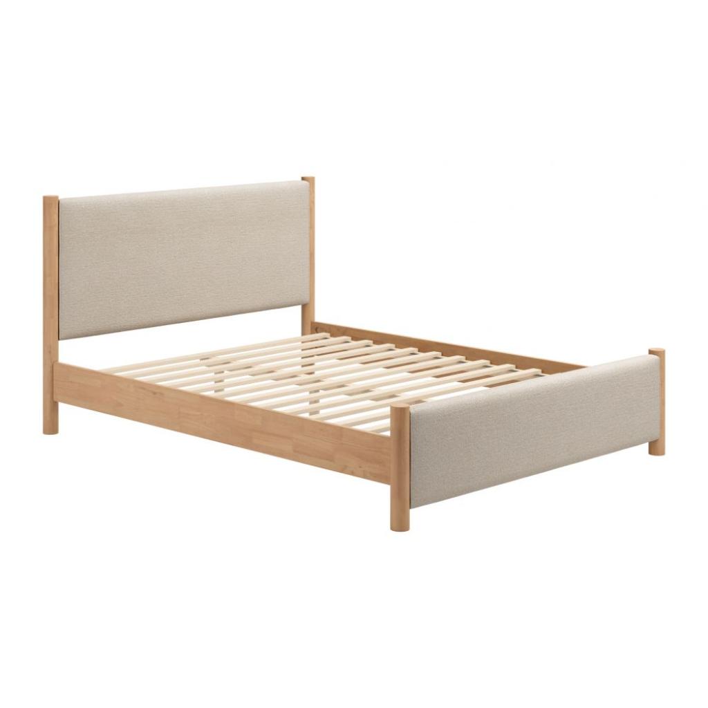 Hadi Textured Fabric Bed