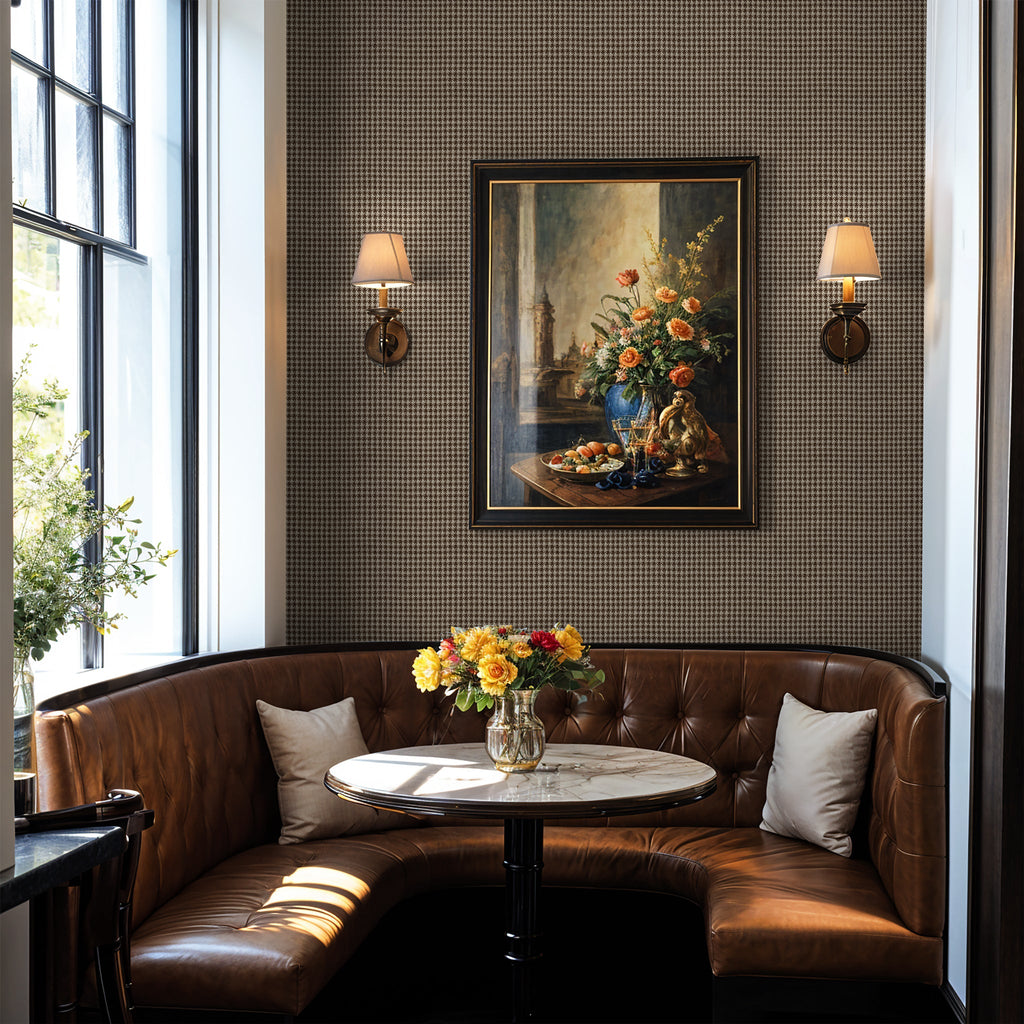 Hand Me Down (Brown) Wallpaper - 10 FT H X 66.5 FT W LUXE WALL BLUSH