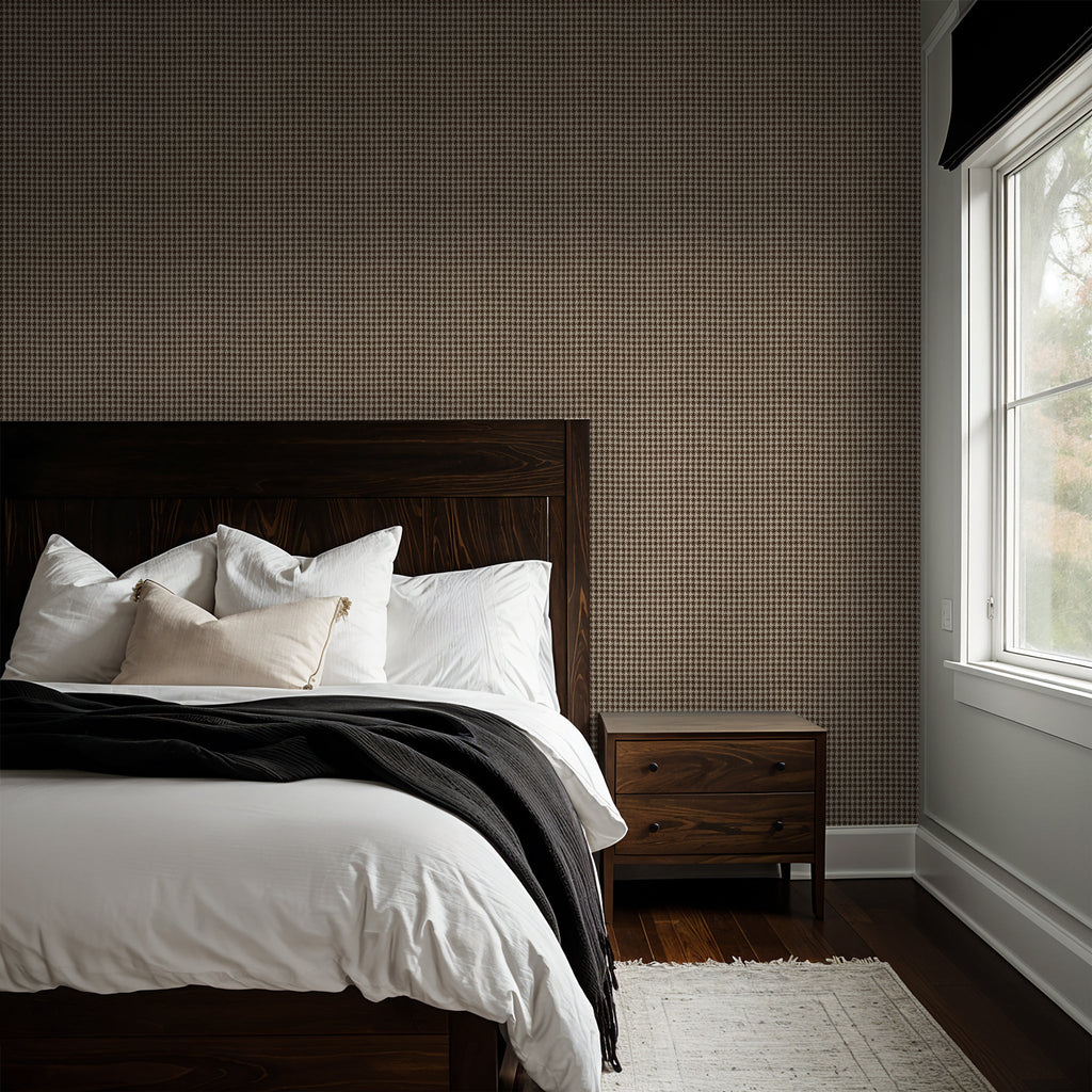 Hand Me Down (Brown) Wallpaper - 10 FT H X 66.5 FT W LUXE WALL BLUSH
