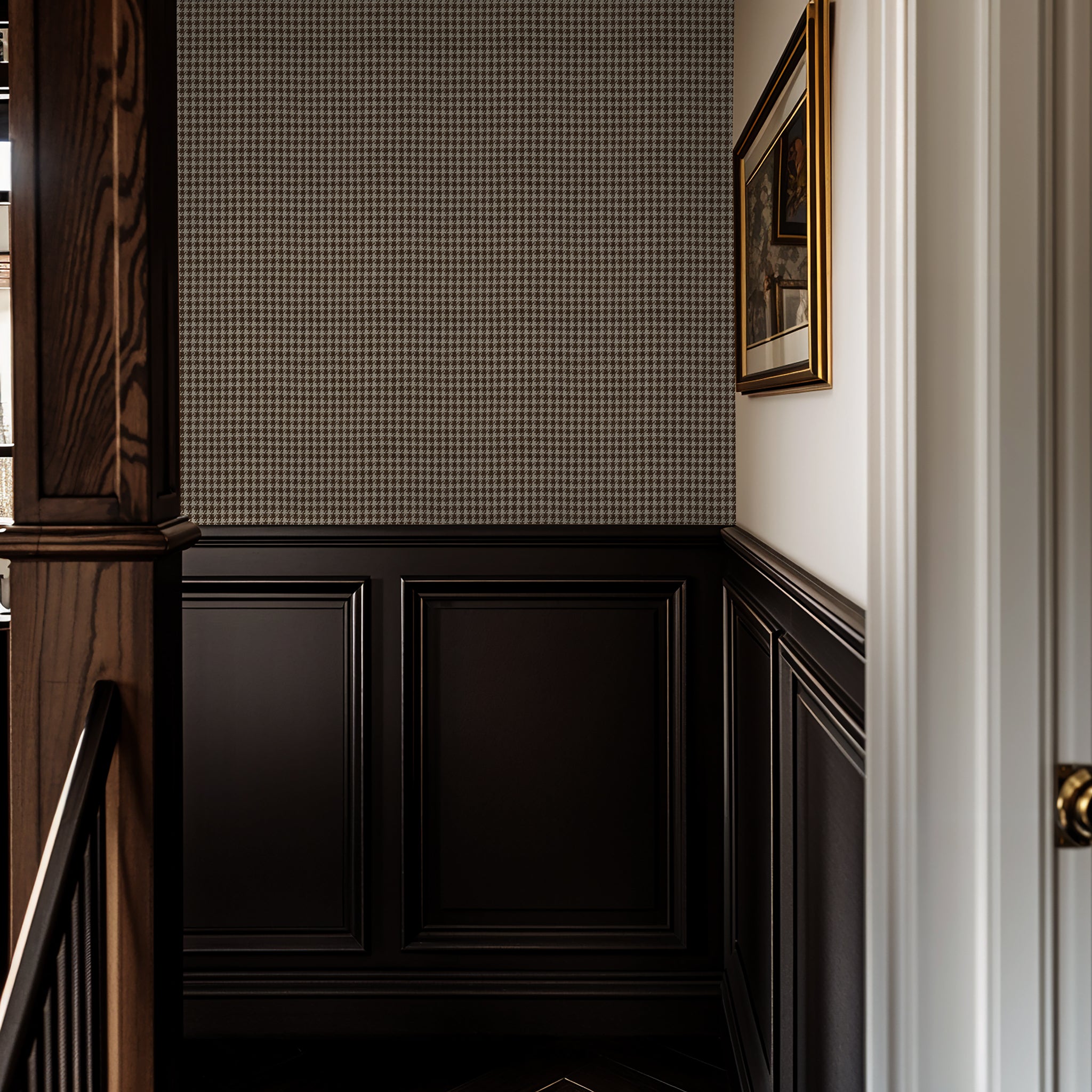 Hand Me Down (Brown) Wallpaper - 10 FT H X 66.5 FT W LUXE WALL BLUSH