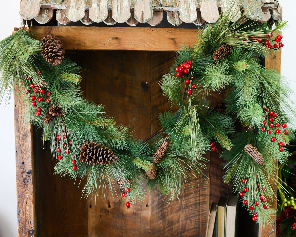 6 ft. Adirondack Pine Garland Branches Designs