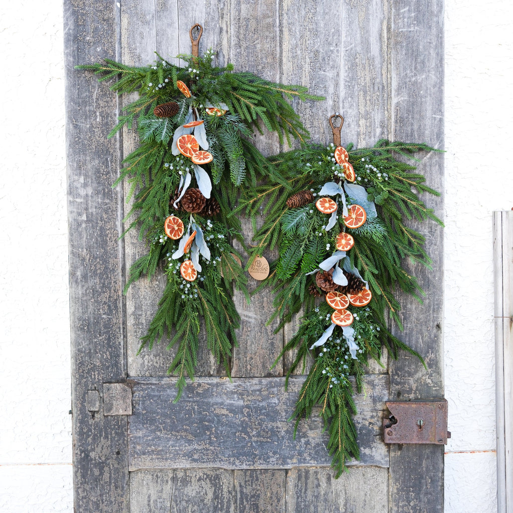 Orange Grove Evergreen Down Drop Branches Designs