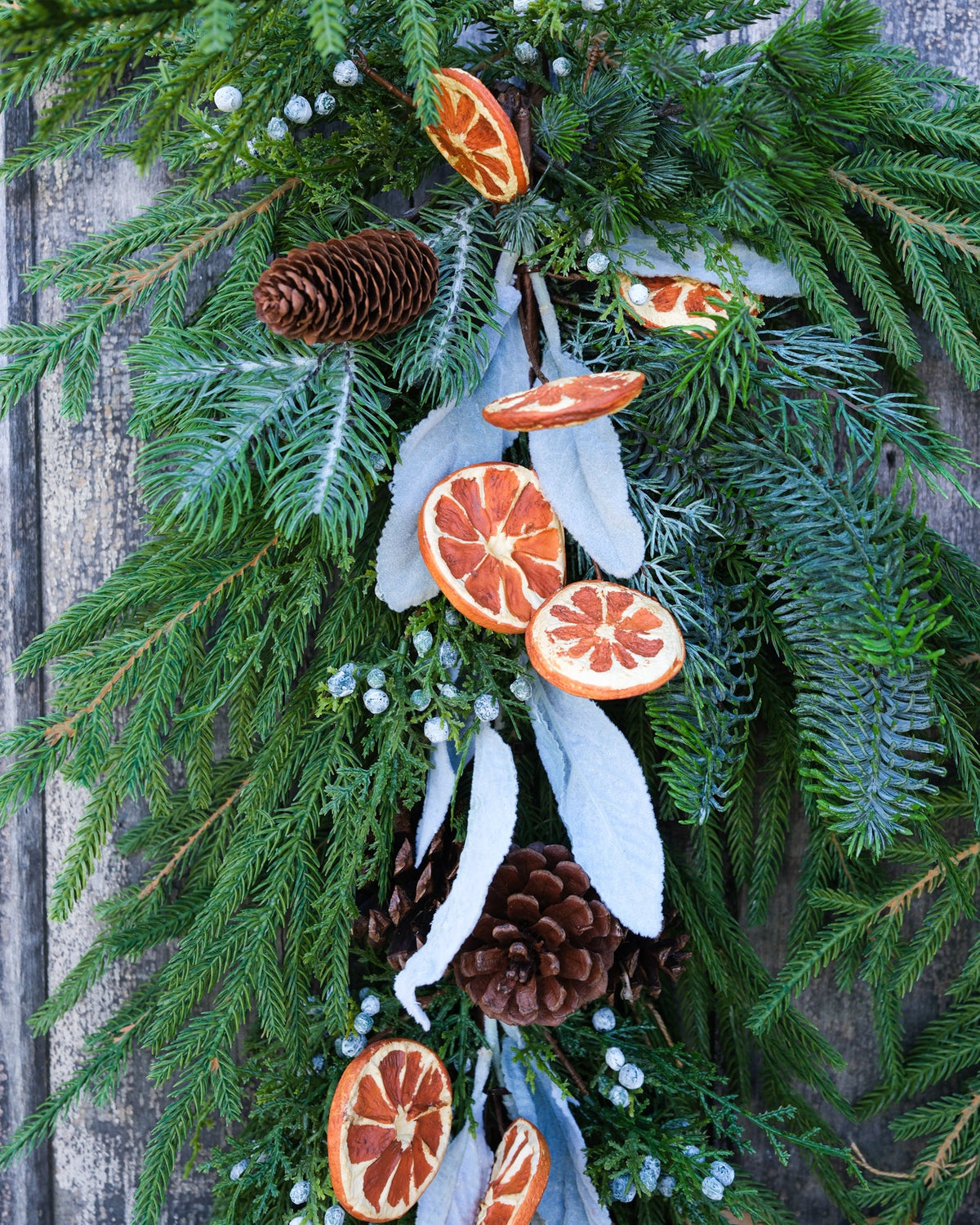 Orange Grove Evergreen Down Drop Branches Designs