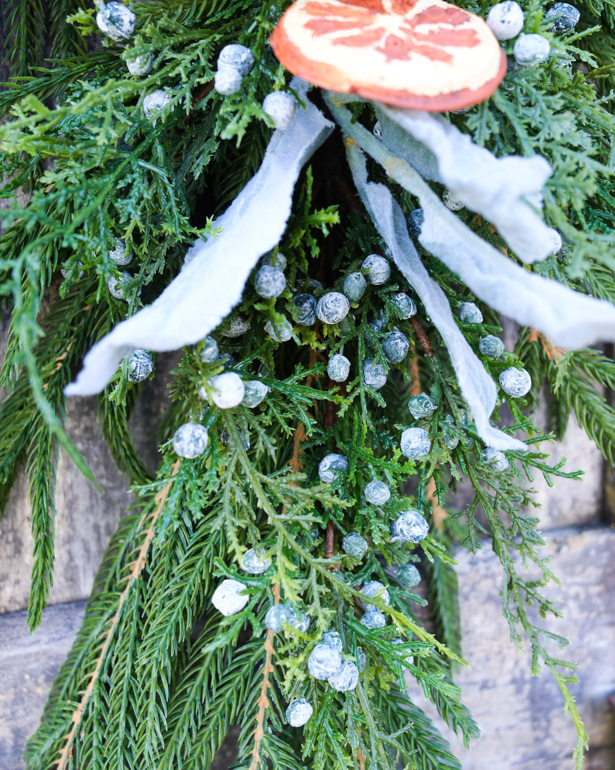 Orange Grove Evergreen Down Drop Branches Designs