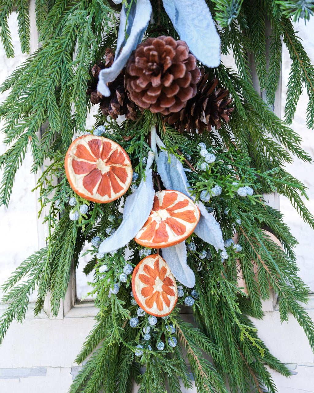 Orange Grove Evergreen Down Drop Branches Designs