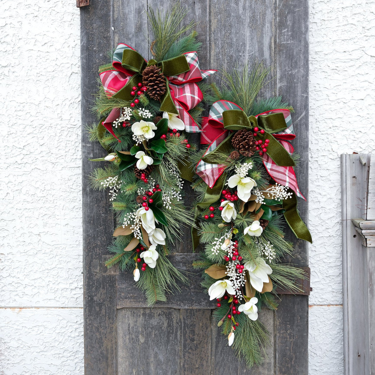 Sea Pines Holiday Down Drop with Bow Branches Designs