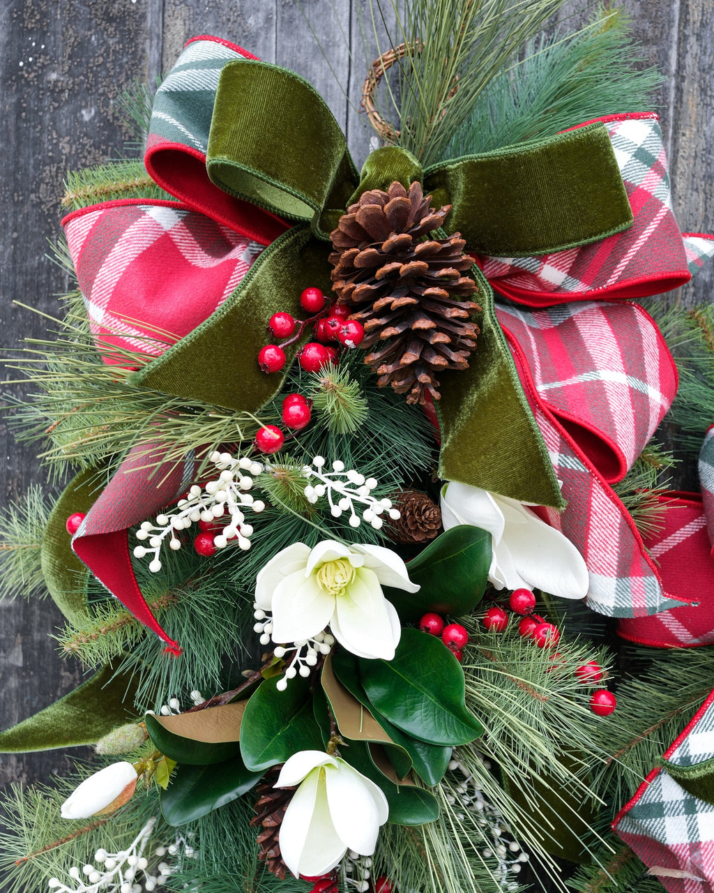 Sea Pines Holiday Down Drop with Bow Branches Designs