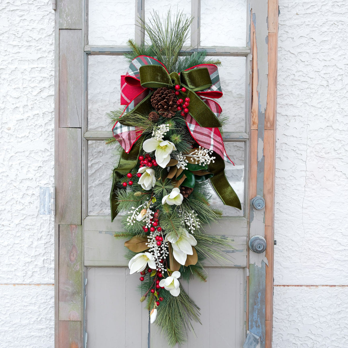 Sea Pines Holiday Down Drop with Bow Branches Designs
