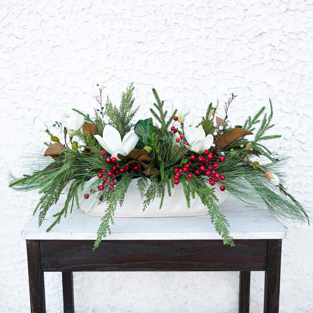 Sea Pines Holiday Centerpiece Drop In Branches Designs