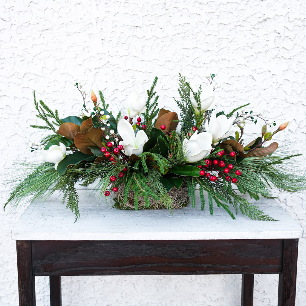 Sea Pines Holiday Centerpiece Drop In Branches Designs
