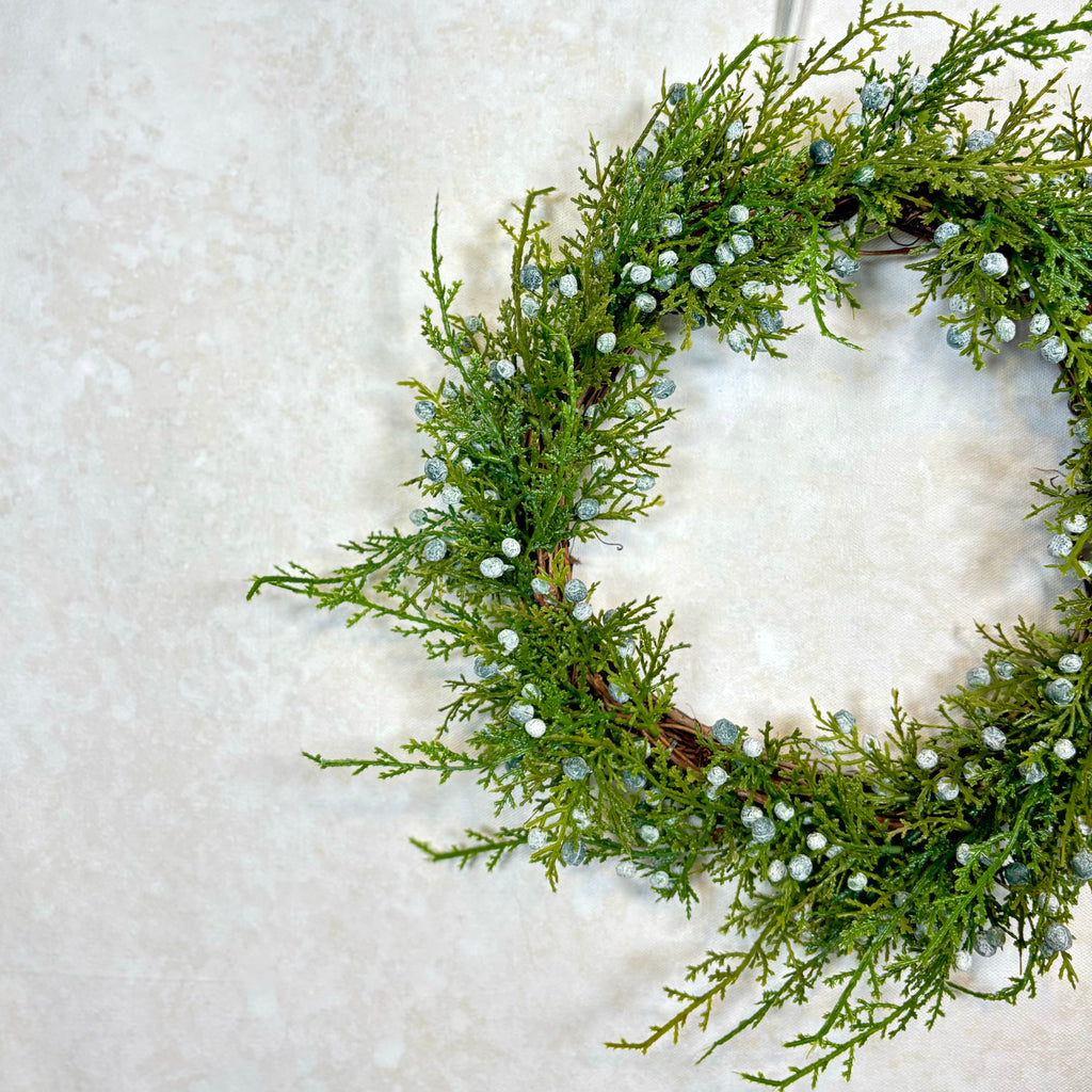 11" Seeding Juniper Wreath Branches Designs