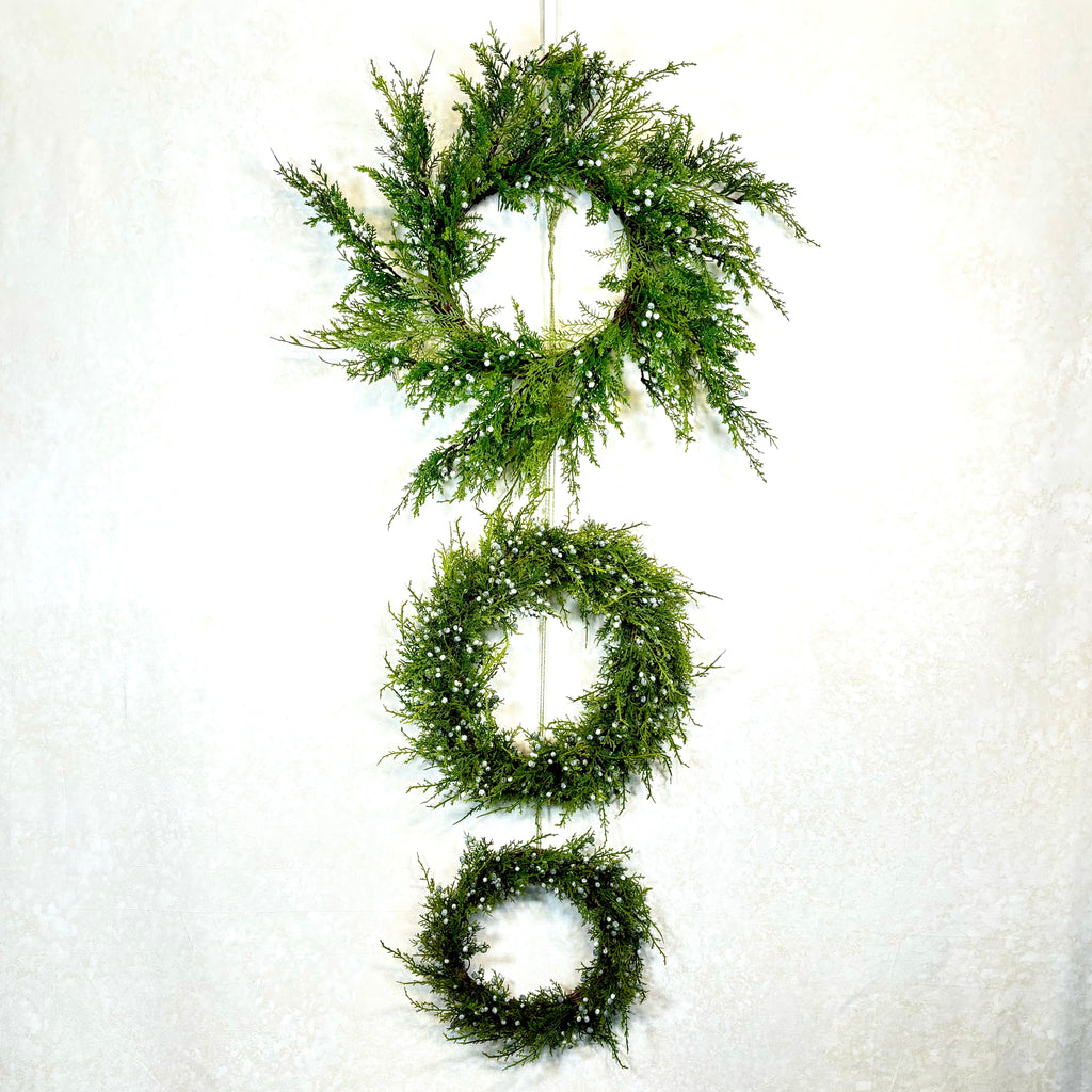 11" Seeding Juniper Wreath Branches Designs