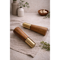 Portofino Acacia Salt and Pepper Grinders – Modern Wooden Kitchen Set Busa Designs