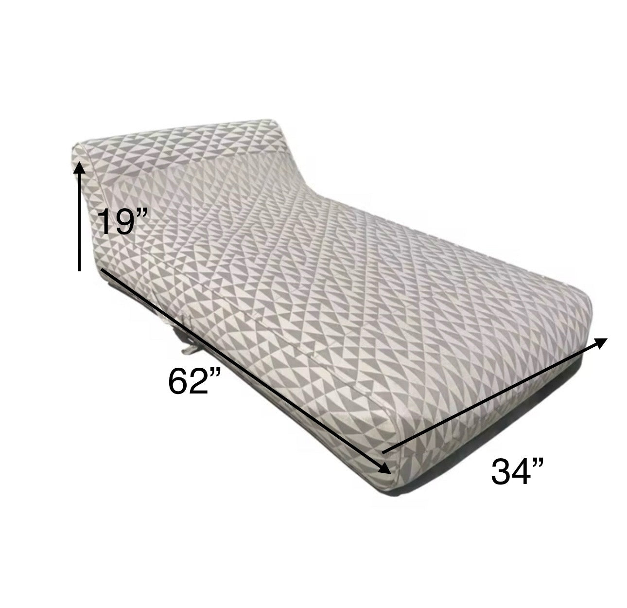 Luxe Linen-Like Inflatable Pool Lounge-Oyster Linen Floaté