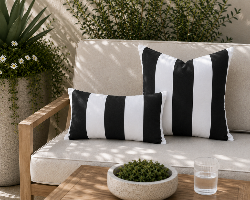 Monaco Outdoor Lumbar Pillow Cover Busa Designs